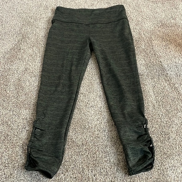 FP Movement by Free People Pants - Free people movement crop leggings dark green medium